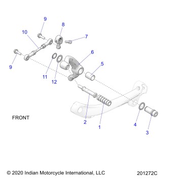 DRIVE TRAIN, SHIFT PEDAL and LINKAGE - N22DMABH/DMDBH ALL OPTIONS (201272C)