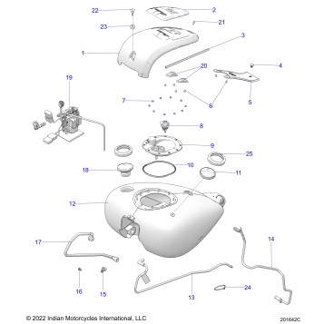 FUEL SYSTEM, FUEL TANK ASM. - N23TCABB ALL OPTIONS (201642C)