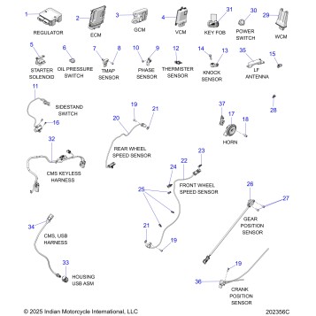 ELECTRICAL, COMPONENTS - N26SCD76 (202356C)