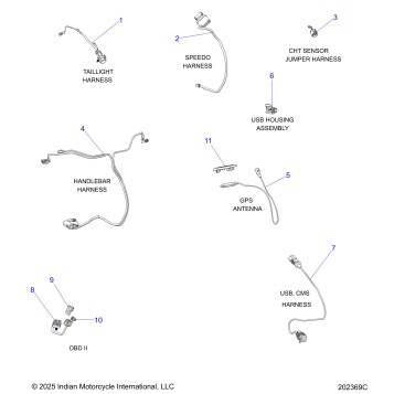 ELECTRICAL, WIRE HARNESS 2 - N26DSDBH/DSGBH ALL OPTIONS (202369C)