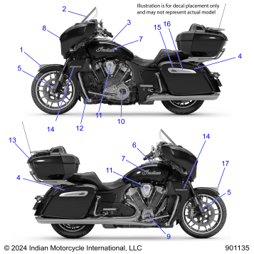 BODY, DECALS/EMBLEMS - N25LGLRR ALL OPTIONS (901135)