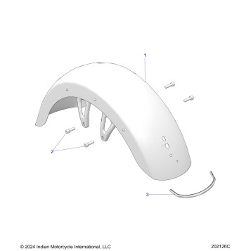 BODY, FENDER, FRONT - N25LFBRR ALL OPTIONS (202126C)