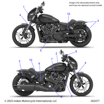 BODY, EMBLEMS/DECALS - N26SSE77 (202477)