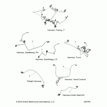 ELECTRICAL, WIRE HARNESS 2 - N20TRABB ALL OPTIONS (200794)
