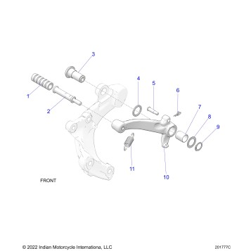 BRAKES, BRAKE PEDAL - N24DMDBH/DMGBH ALL OPTIONS (201777C)