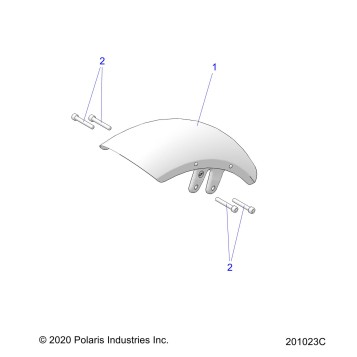 BODY, FENDER, FRONT - N22MTA11/MTB11 ALL OPTIONS (201023C)