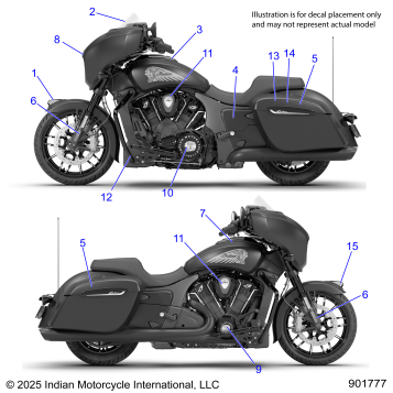BODY, DECALS/EMBLEMS - N26LFRRR ALL OPTIONS (901777)