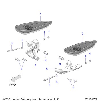 CHASSIS, FLOORBOARD, DRIVER - N22LCERR ALL OPTIONS (201527C)