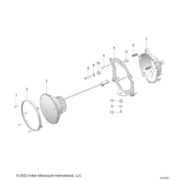 ELECTRICAL, HEADLIGHT - N24TRABB/TRPBB ALL OPTIONS (201645C)