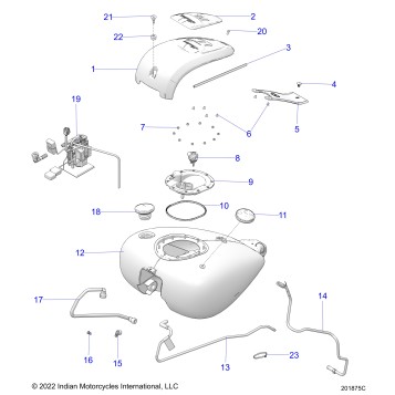 FUEL SYSTEM, FUEL TANK ASM. - N23TCEBB ALL OPTIONS (201875C)