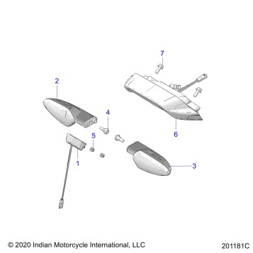 ELECTRICAL, REAR LIGHTING - N22RZA22/RZS25/RTE25 (201181C)