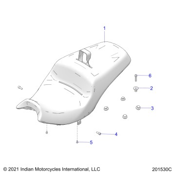 BODY, SEAT - N22LCERR ALL OPTIONS (201530C)