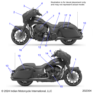 BODY, EMBLEMS/DECALS - N25TCDBB/TC9BB ALL OPTIONS (202304)