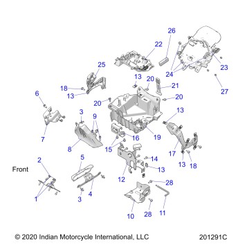 CHASSIS, FRAME BRKTS. - N22DMABH/DMDBH ALL OPTIONS (201291C)