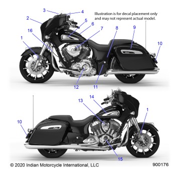 BODY, EMBLEMS/DECALS - N22TCABB ALL OPTIONS (900176)