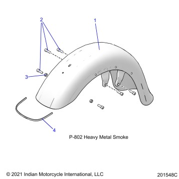 BODY, FENDER, FRONT - N22TCEBB ALL OPTIONS (201548C)