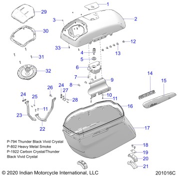 BODY, SADDLEBAG ASM. - N21TCEBB ALL OPTIONS (201016C)