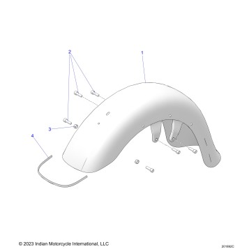 BODY, FENDER, FRONT - N24TJDBB (201892C)