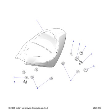 BODY, SEAT - N26SSE77 (202339C)
