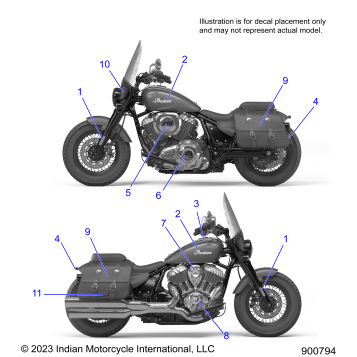 BODY, DECALS/EMBLEMS/BADGES - N24DBABH/DBFBH ALL OPTIONS (900794)