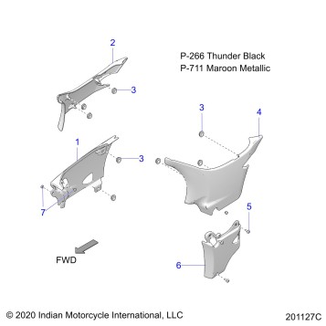 BODY, SIDE COVERS - N21THABB ALL OPTIONS (201127C)