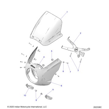 BODY, QUARTER FAIRING - N26SSE77 (202051C)