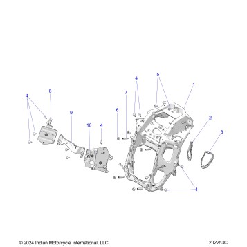BODY, FAIRING ASM 4 - N26LFRRR ALL OPTIONS (202253C)