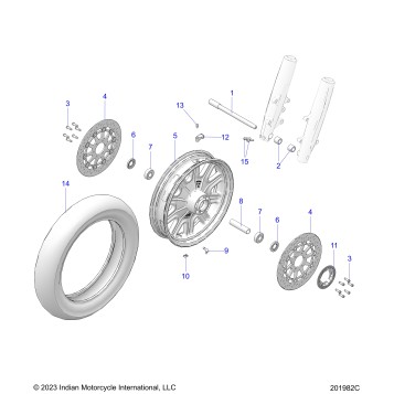 WHEEL, FRONT - N24TRABB/TRPBB ALL OPTIONS (201982C)