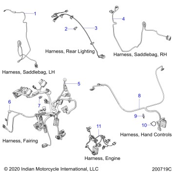 ELECTRICAL, WIRE HARNESS 2 - N20LCDRR ALL OPTIONS (200719C)