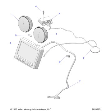 ELECTRICAL, INSTRUMENT CLUSTER - N24LDGRR/LDHRR ALL OPTIONS (202081C)