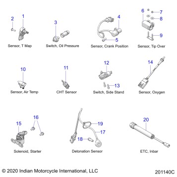 ELECTRICAL, COMPONENTS 2 - N21TVAAA/N21TVACA ALL OPTIONS (201140C)