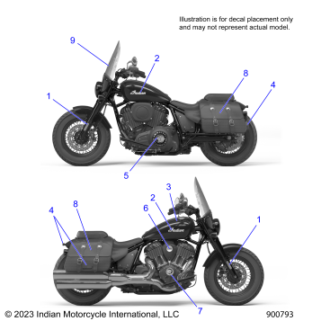 BODY, DECALS/EMBLEMS/BADGES - N24DBBAG/DBCAG ALL OPTIONS (900793)
