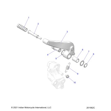 BRAKES, BRAKE PEDAL - N22MTC00/MTD00 ALL OPTIONS (201562C)