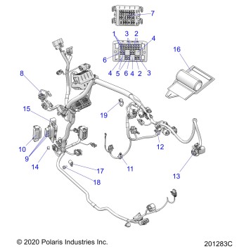 ELECTRICAL, HARNESS/CHASSIS  - N22DMABH/DMDBH ALL OPTIONS (201283C)