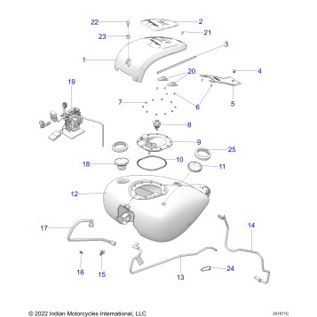 FUEL SYSTEM, FUEL TANK ASM. - N24TKEBB ALL OPTIONS (201671C)