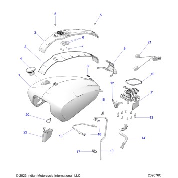 FUEL SYSTEM, FUEL TANK ASM. - N25SBC61/SBV61 (202076C)
