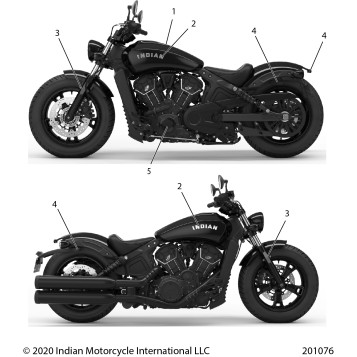 BODY, EMBLEMS/DECALS - N22MTA11/MTB11 ALL OPTIONS (201076)
