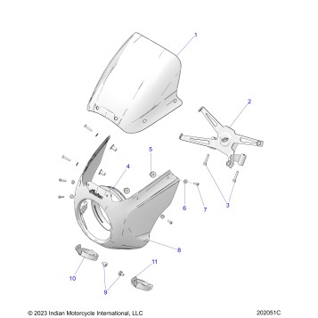 BODY, QUARTER FAIRING - N25SSE77 (202051C)