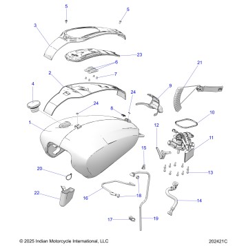 FUEL SYSTEM, FUEL TANK ASM. - N26SCD76 (202421C)