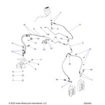 BRAKES, FRONT ASM. - N25SSE77 (202047C)