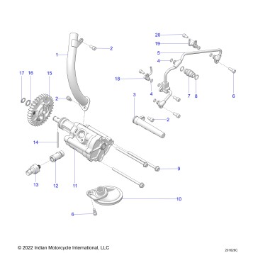ENGINE, OIL PUMP/OIL SYSTEM - N24TKEBB ALL OPTIONS (201626C)