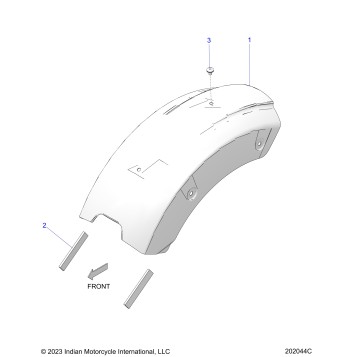 BODY, FENDER, REAR - N25SHD76/SHF76 (202044C)