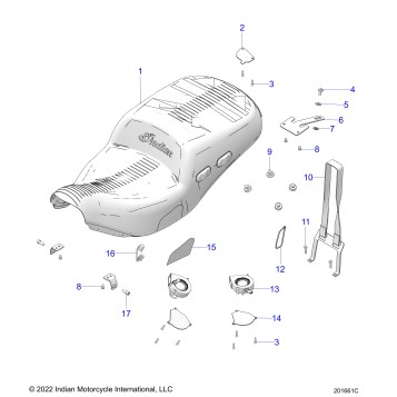 BODY, SEAT ASM - N24TKEBB ALL OPTIONS (201661C)
