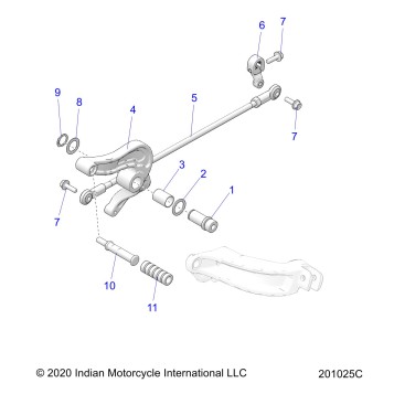DRIVE TRAIN, SHIFT PEDAL and LINKAGE - N22MTC00/MTD00 ALL OPTIONS (201025C)