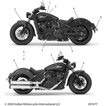 BODY, EMBLEMS/DECALS - N22MSA11/MSB11 ALL OPTIONS (201077)