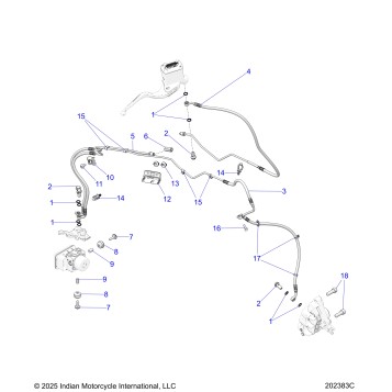 BRAKES, FRONT ASM. - N26SSB61/SSC61 (202383C)