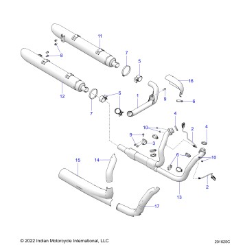ENGINE, EXHAUST - N23TKABB ALL OPTIONS (201625C)