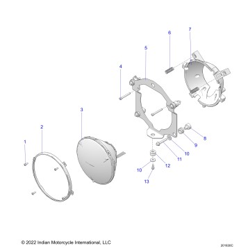 ELECTRICAL, HEADLIGHT - N24TCBBB ALL OPTIONS (200744C)