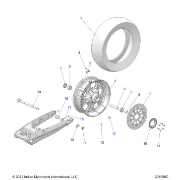 WHEEL, REAR - N24TKEBB ALL OPTIONS (201936C)