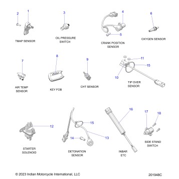 ELECTRICAL, COMPONENTS 2 - N24DLBAG/DLCAG ALL OPTIONS (201948C)